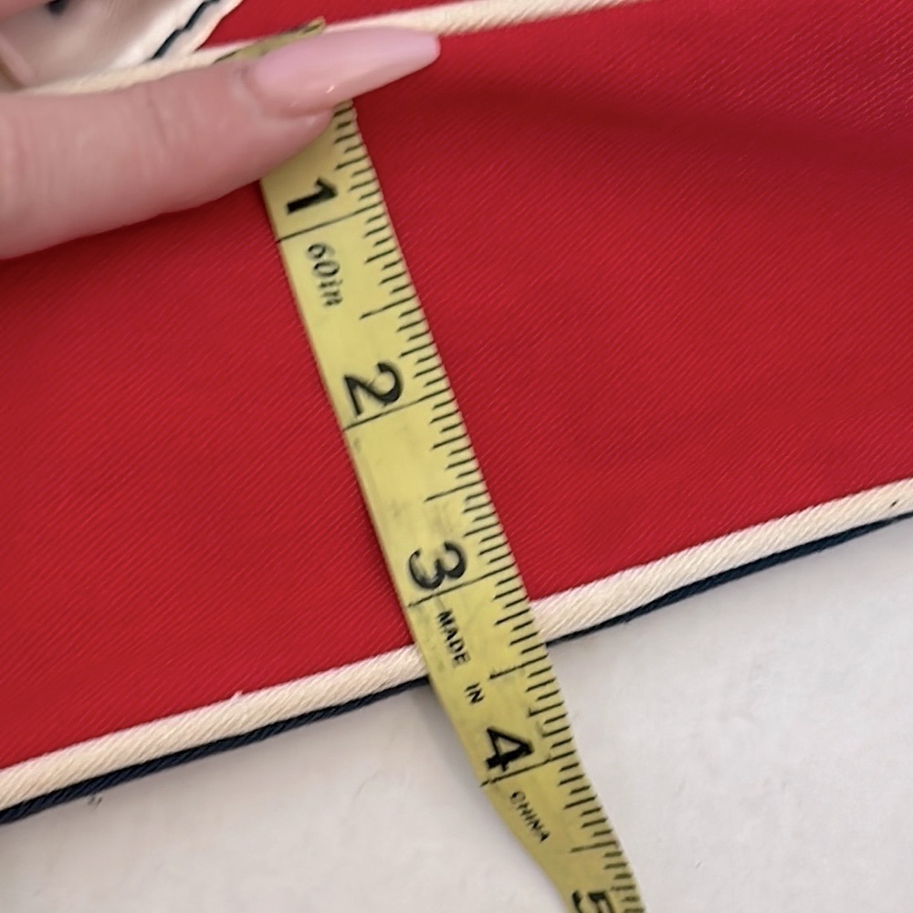 Red Star-Patterned Drawstring Bag EUC - Picture 12 of 16